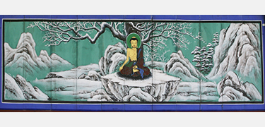 설산수도상